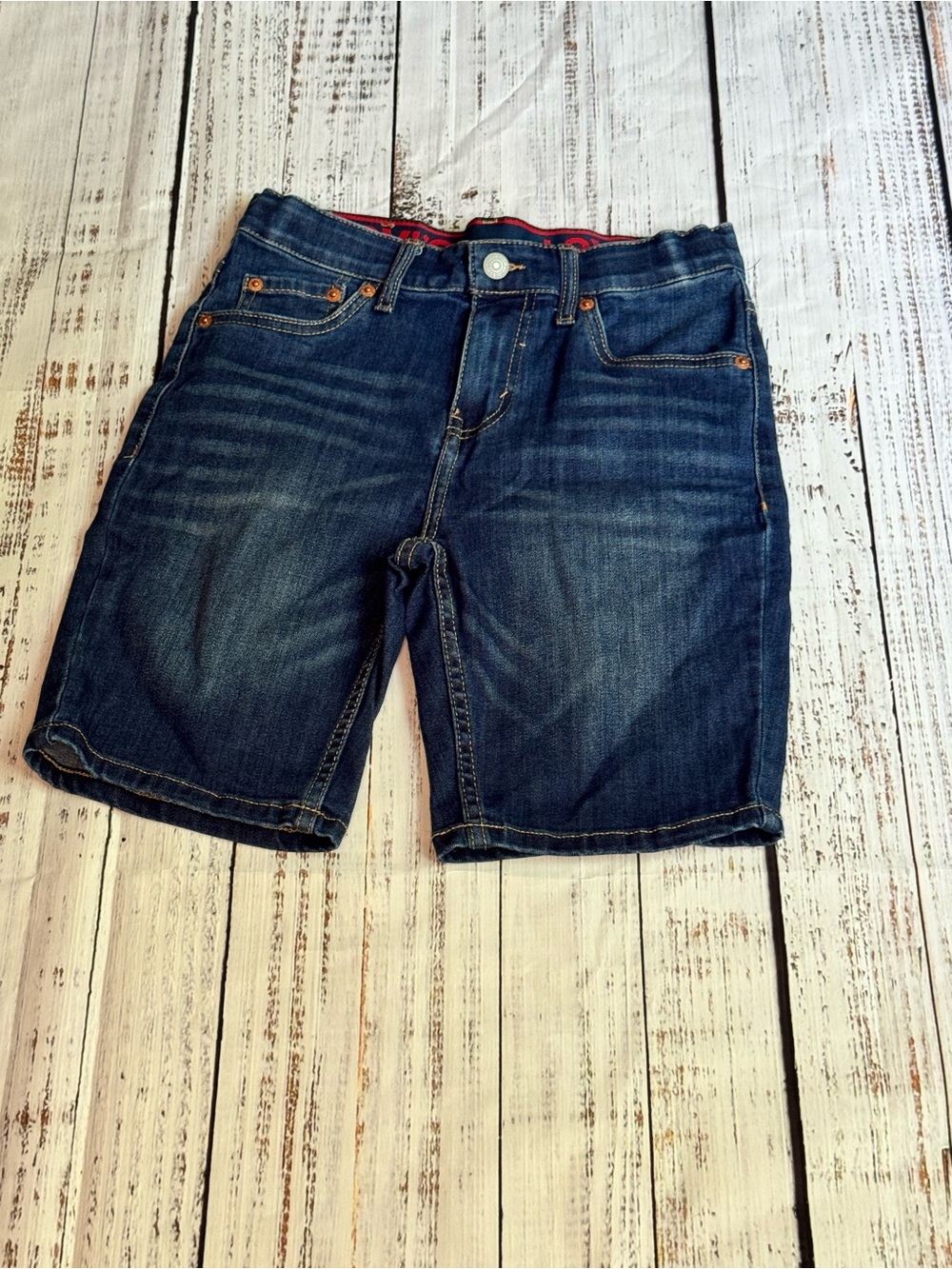 Levi's Dark Blue Denim Boys Shorts